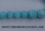 CAM372 15.5 inches 4mm - 10mm round mozambique amazonite beads