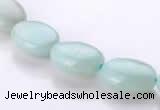 CAM39 natural amazonite 10*14mm flat oval beads Wholesale