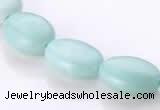 CAM40 natural amazonite flat oval 12*16mm beads Wholesale