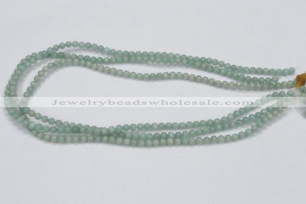 CAM400 15.5 inches 4mm round natural russian amazonite beads wholesale