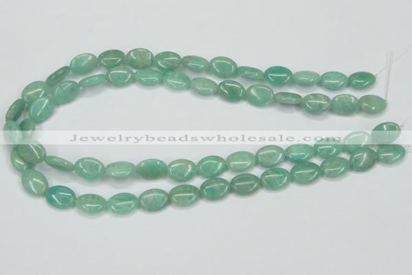 CAM407 15.5 inches 10*14mm oval natural russian amazonite beads