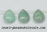 CAM416 15.5 inches 13*18mm flat teardrop natural russian amazonite beads