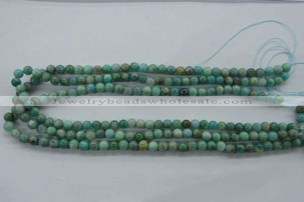 CAM521 15.5 inches 6mm round mexican amazonite gemstone beads