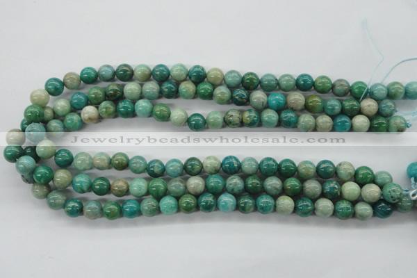 CAM523 15.5 inches 9mm round mexican amazonite gemstone beads