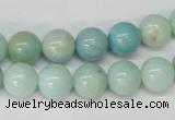 CAM601 15.5 inches 12mm round Chinese amazonite gemstone beads