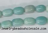 CAM608 15.5 inches 8*12mm nugget Chinese amazonite beads