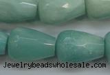 CAM655 15.5 inches 18*25mm faceted teardrop amazonite beads