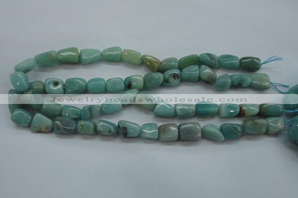 CAM658 15.5 inches 10*14mm nuggets amazonite gemstone beads