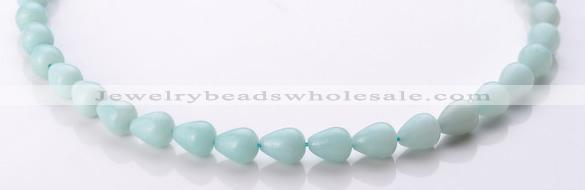 CAM66 8*10mm teardrop natural amazonite gemstone beads Wholesale