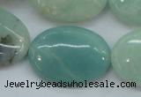 CAM665 15.5 inches 22*30mm oval amazonite gemstone beads