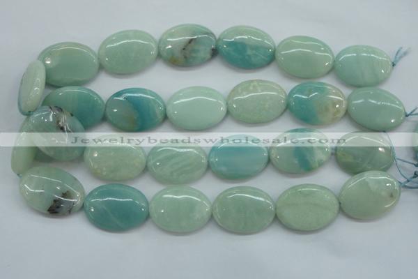 CAM665 15.5 inches 22*30mm oval amazonite gemstone beads