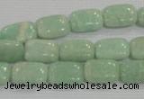 CAM852 15.5 inches 10*14mm rectangle natural Russian amazonite beads