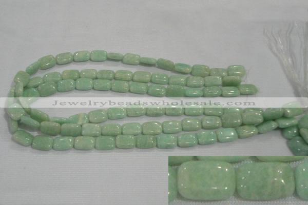 CAM852 15.5 inches 10*14mm rectangle natural Russian amazonite beads