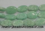 CAM858 15.5 inches 10*14mm oval natural Russian amazonite beads