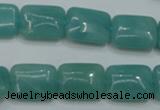 CAM933 15.5 inches 12*16mm rectangle amazonite gemstone beads