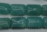 CAM934 15.5 inches 13*18mm rectangle amazonite gemstone beads wholesale