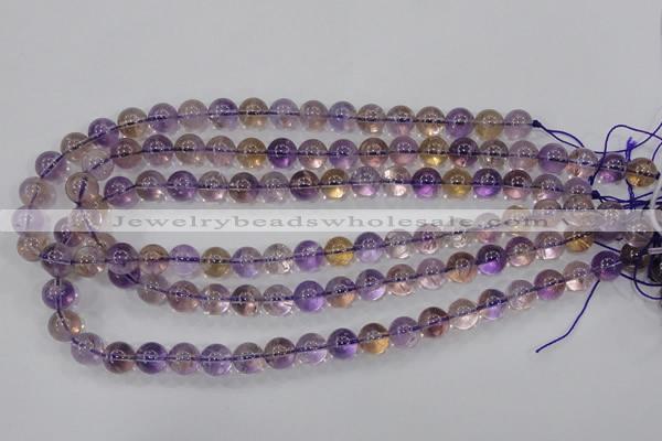 CAN02 15.5 inches 8mm round natural ametrine gemstone beads