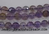 CAN08 15.5 inches 6mm faceted round natural ametrine gemstone beads