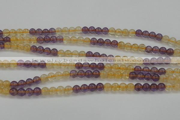 CAN102 15.5 inches 6mm round ametrine beads wholesale