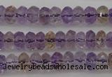 CAN158 15.5 inches 4*6mm faceted rondelle natural ametrine beads