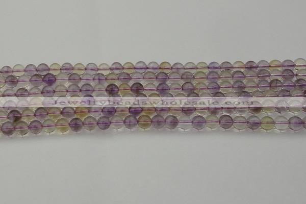 CAN166 15.5 inches 6mm round natural ametrine beads wholesale