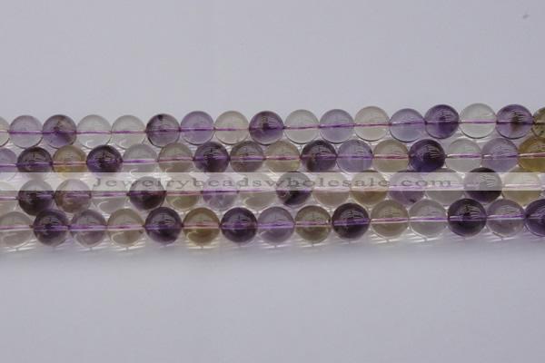 CAN169 15.5 inches 12mm round natural ametrine beads wholesale