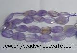 CAN175 20*30mm - 25*35mm twisted & faceted freeform ametrine beads