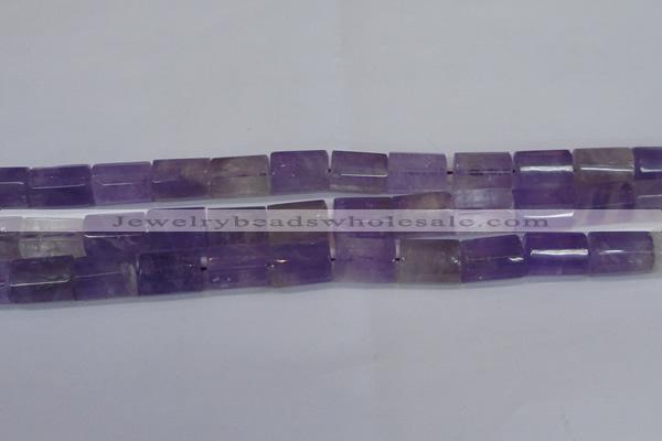 CAN182 15.5 inches 13*18mm faceted tube natural ametrine beads