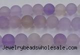 CAN200 15.5 inches 4mm round matte ametrine beads wholesale