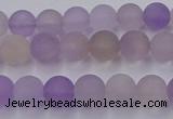 CAN201 15.5 inches 6mm round matte ametrine beads wholesale