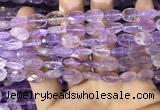 CAN235 15.5 inches 8*12mm faceted oval ametrine beads wholesale