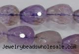 CAN25 15.5 inches 15*20mm faceted teardrop natural ametrine beads