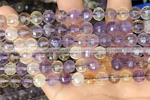 CAN253 15.5 inches 8mm pumpkin ametrine gemstone beads