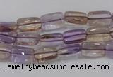 CAN37 15.5 inches 8*12mm rectangle natural ametrine gemstone beads