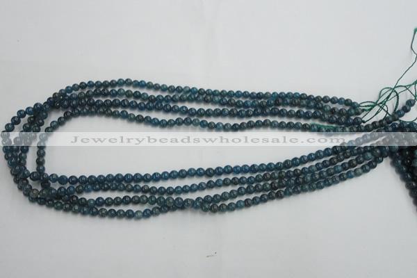 CAP201 15.5 inches 4mm round natural apatite gemstone beads