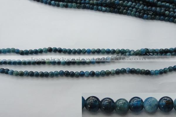 CAP300 15.5 inches 4mm round natural apatite gemstone beads