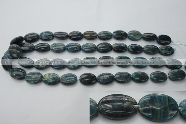 CAP323 15.5 inches 13*18mm oval natural apatite gemstone beads