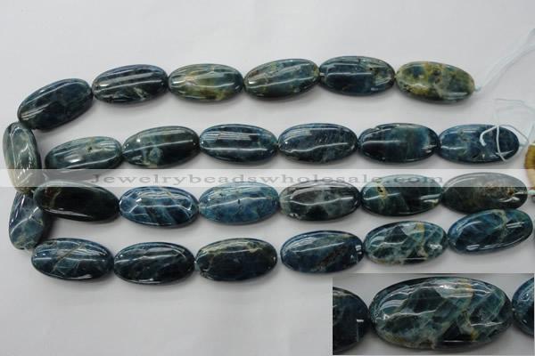 CAP326 15.5 inches 15*30mm oval natural apatite gemstone beads