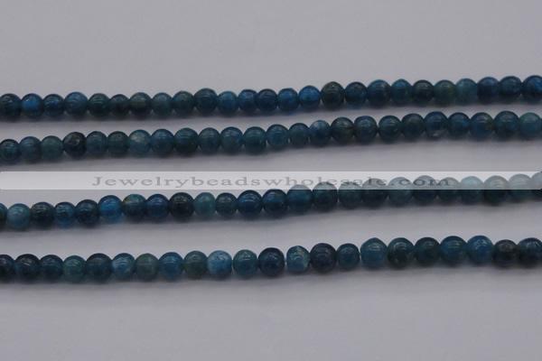 CAP400 15.5 inches 4mm round A grade natural apatite beads