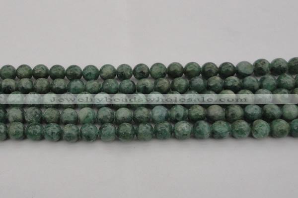 CAP501 15.5 inches 8mm round natual green apatite beads