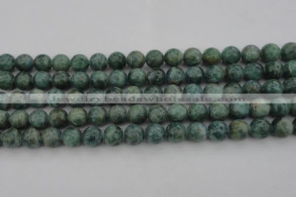 CAP502 15.5 inches 10mm round natual green apatite beads