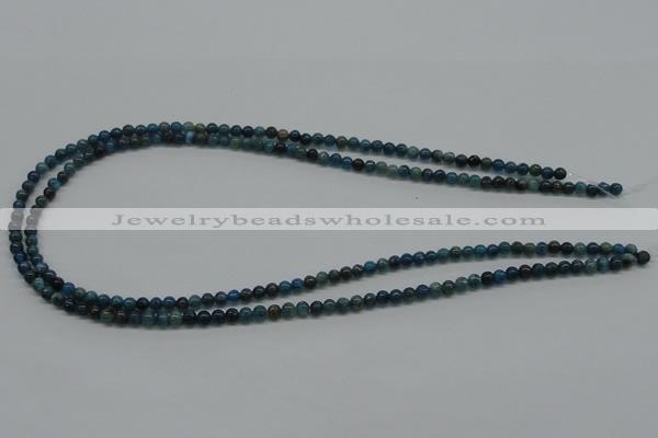 CAP51 15.5 inches 4mm round dyed apatite gemstone beads wholesale