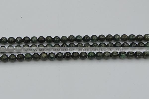 CAP511 15.5 inches 6mm round green apatite gemstone beads