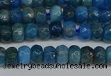 CAP528 15.5 inches 3*5mm faceted rondelle apatite gemstone beads