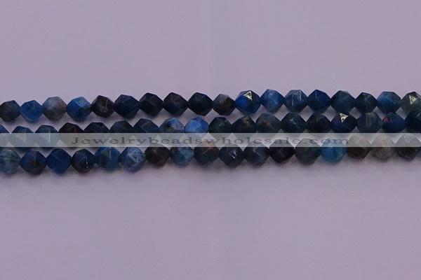 CAP562 15.5 inches 8mm faceted nuggets apatite gemstone beads