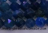 CAP571 15.5 inches 6mm faceted nuggets apatite gemstone beads