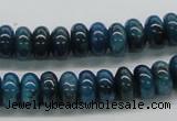 CAP58 15.5 inches 6*10mm rondelle dyed apatite gemstone beads wholesale