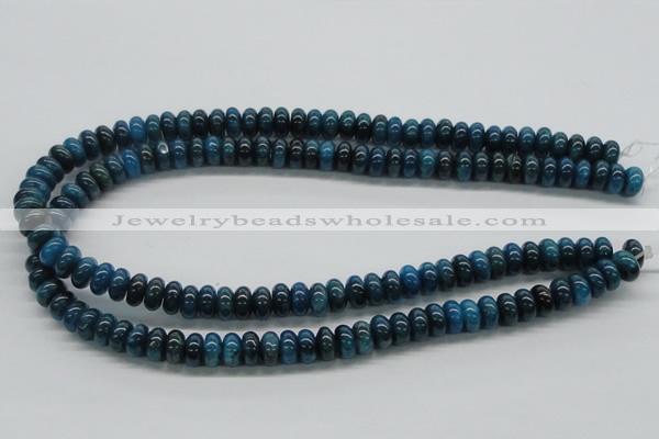 CAP58 15.5 inches 6*10mm rondelle dyed apatite gemstone beads wholesale