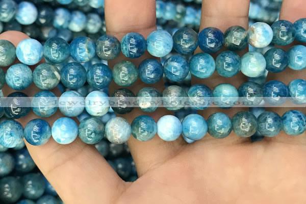 CAP600 15.5 inches 8mm round natural apatite beads wholesale