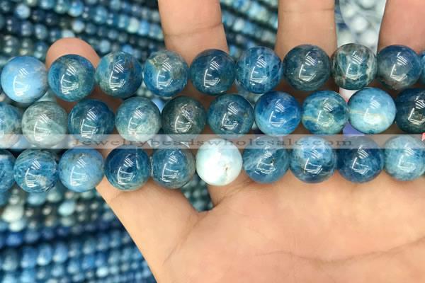 CAP602 15.5 inches 12mm round natural apatite beads wholesale